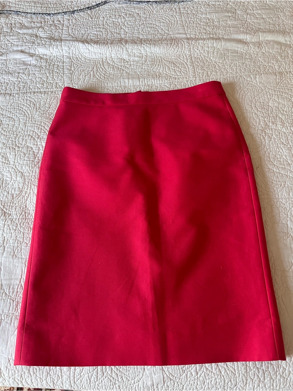 J.Crew No.2 Pencil Skirt 96% Cotton 4% Spandex Size 8